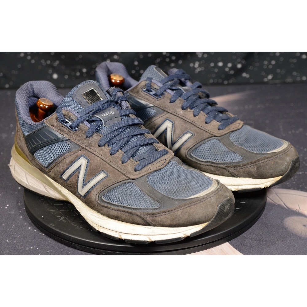 New Balance 990v5 Shoes‎ Mens Size 11.5 Blue Made In USA Running Suede M990NV5